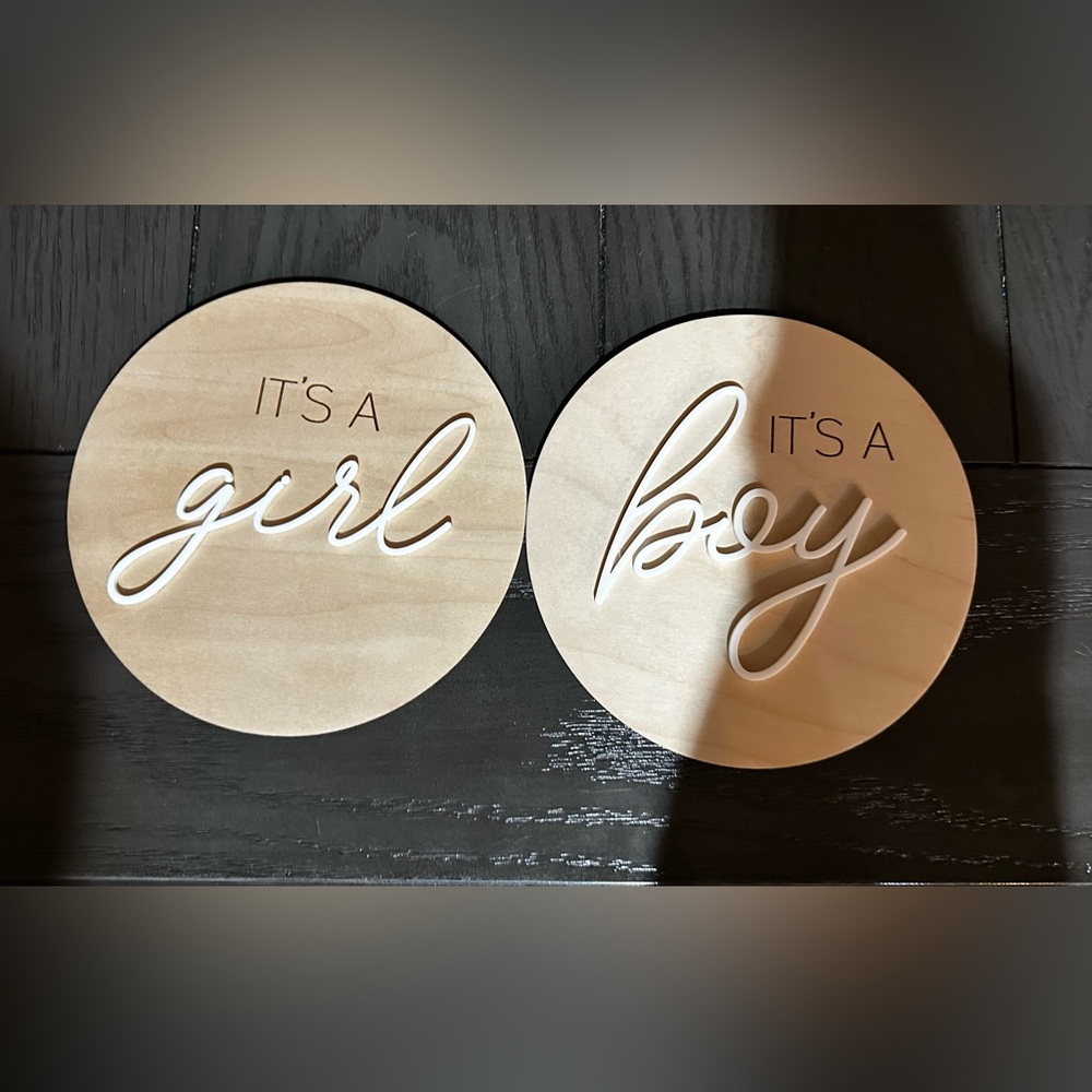 Baby Announcement signs